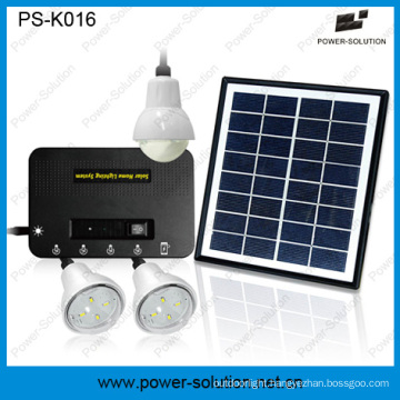 4W Portable Solar Home System with 3 PCS 1W Bulb and Phone Charger